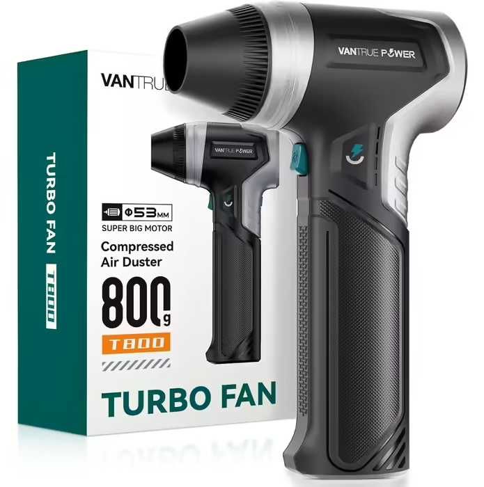 Турбовентилятор, повітродувка Vantrue T800 потужна воздуходувка.