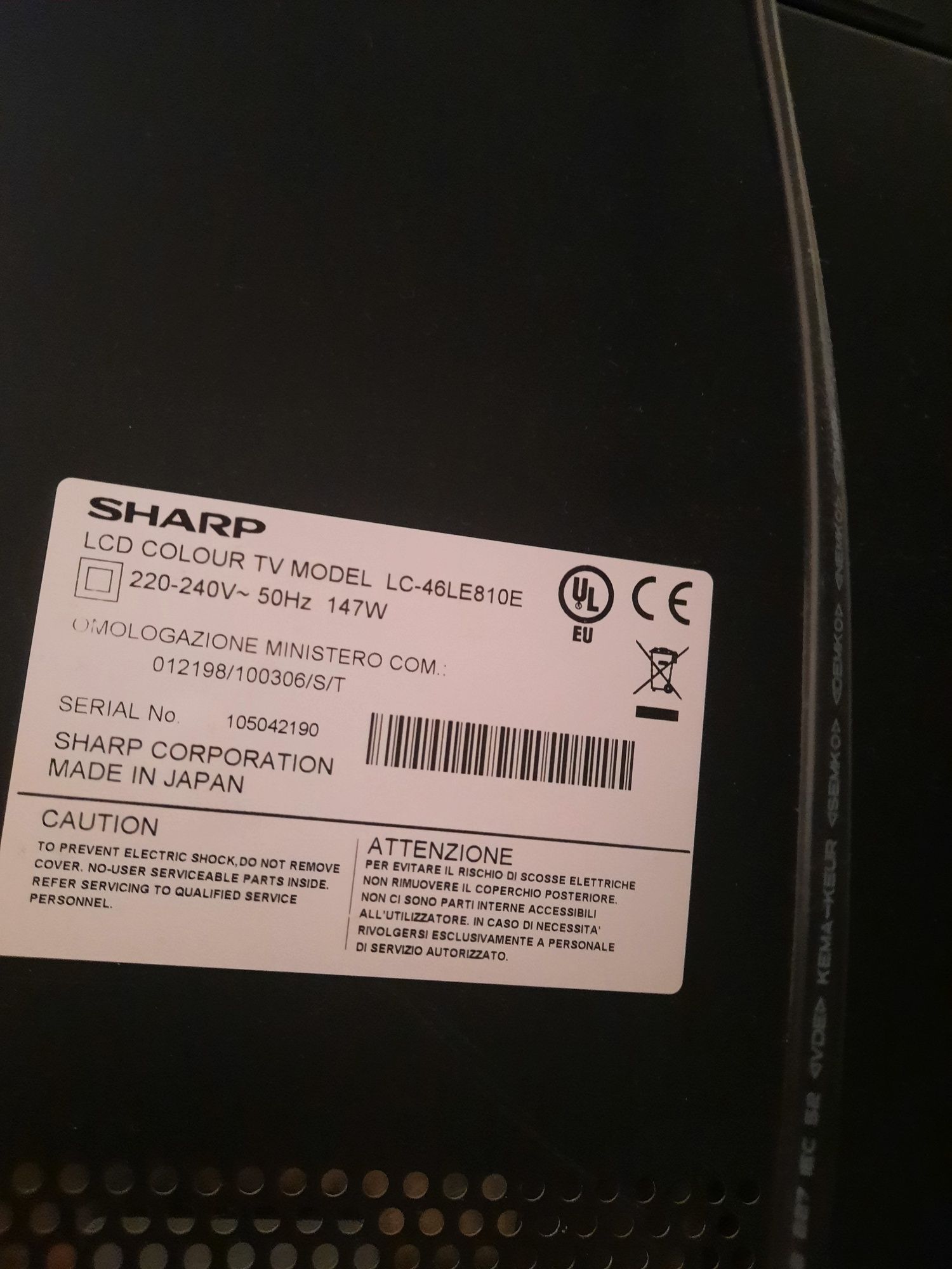 Telewizor  SHARP.