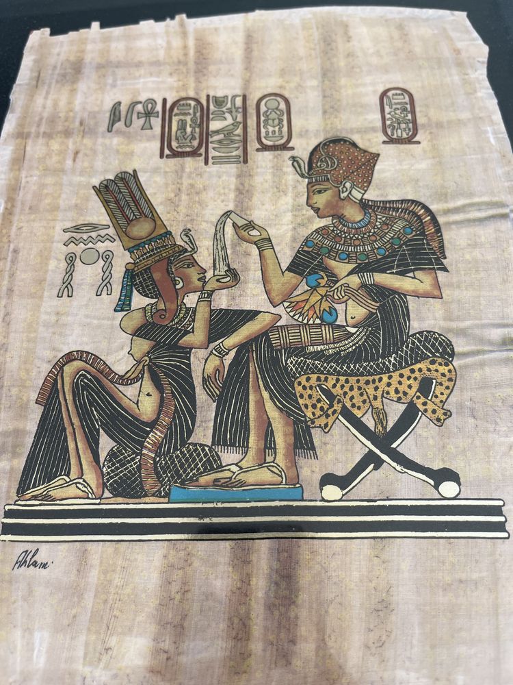Quadro de decoração egipcio