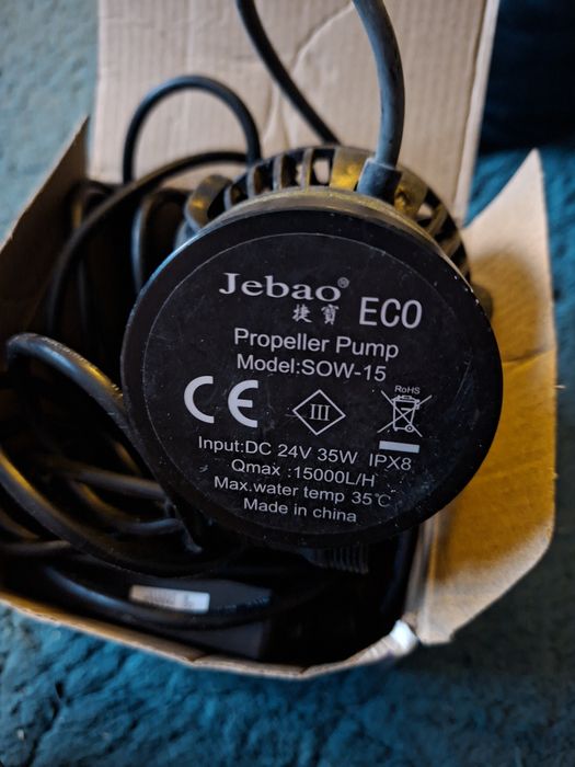Jecyrkulator jebao SOW- 15 akwarium morskie