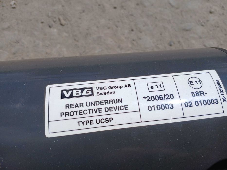 Zderzak tył belka najazdowa nowa ciężarowego ciężarówka wywrotka