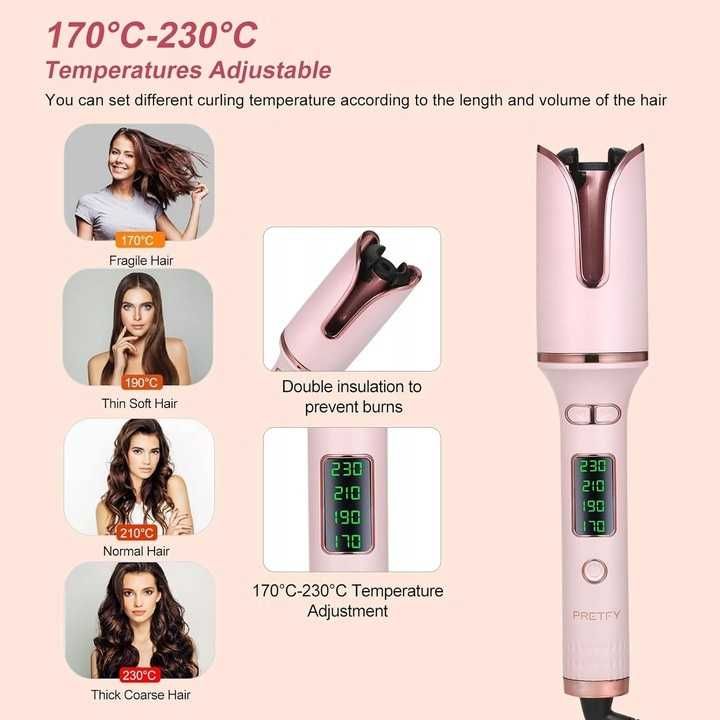 Lokówka automatyczna ceramiczna PRETFY 8605B-YX