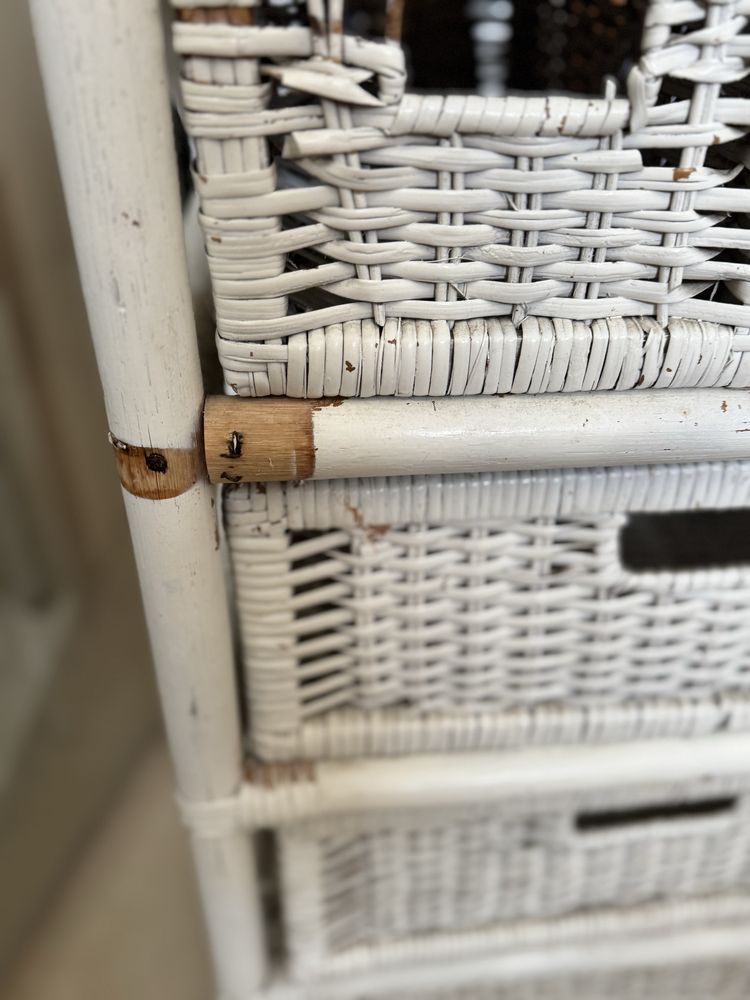 szafka regał rattan