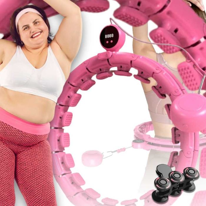 Odchudzający Hula Hop Z Obciążeniem Smart Z Licznikiem I Wypustkami