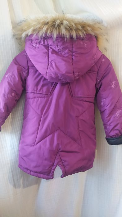 Зимова куртка для дівчинки 5-6 років