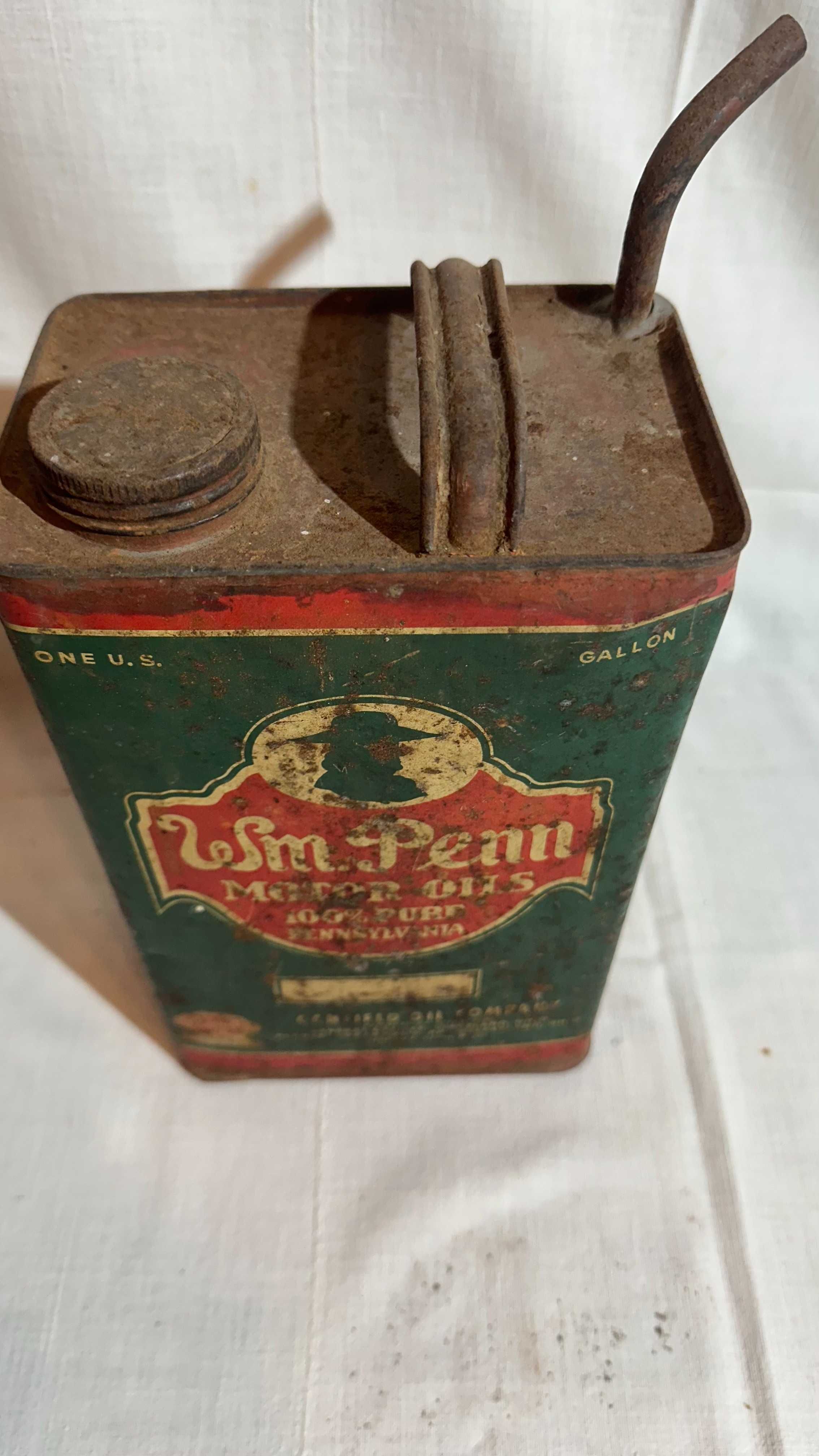 Lata oil William Penn Vintage