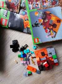 LEGO Minecraft Jaskinia 21113 klocki figurki kg figurki broń ludziki