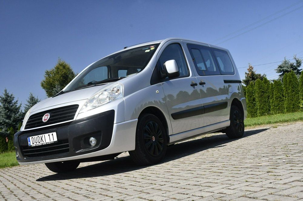 Fiat Scudo 2,0jtd DUDKI11,parktronic,8 osób,klimatyzacja,Opłacony