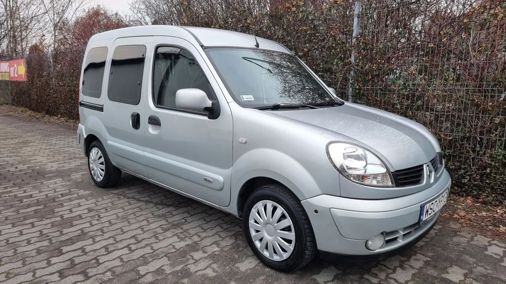 Renault Kangoo 1.6 benzyna 201tys km Klimatyzacja-sprawna 2x drzwi przesuwne HAK