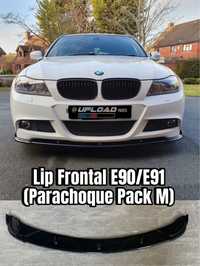 BMW E90/E91 Lip Frontal look Maxton Design Serie 3 Pack M