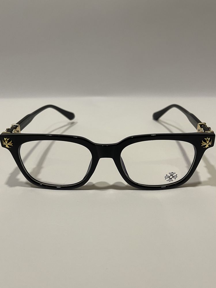 Очки Chrome Hearts Gold / Очки Хром Хартс золоті