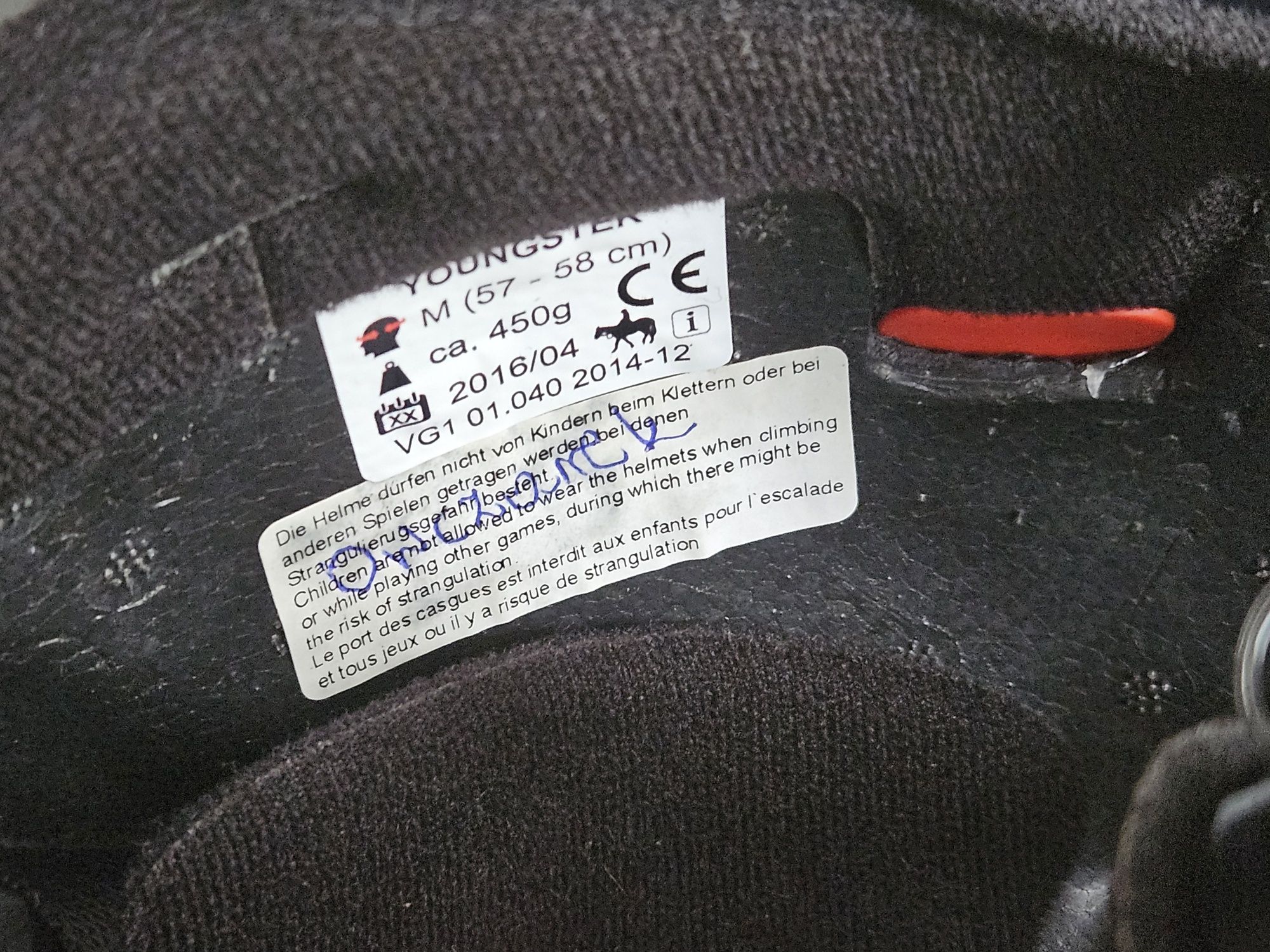 Kask jeździecki toczek CASSCO Youngste rozm. M 57-58