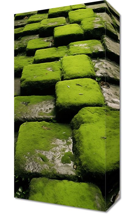 Obraz 20x40cm Zielona Mozaika