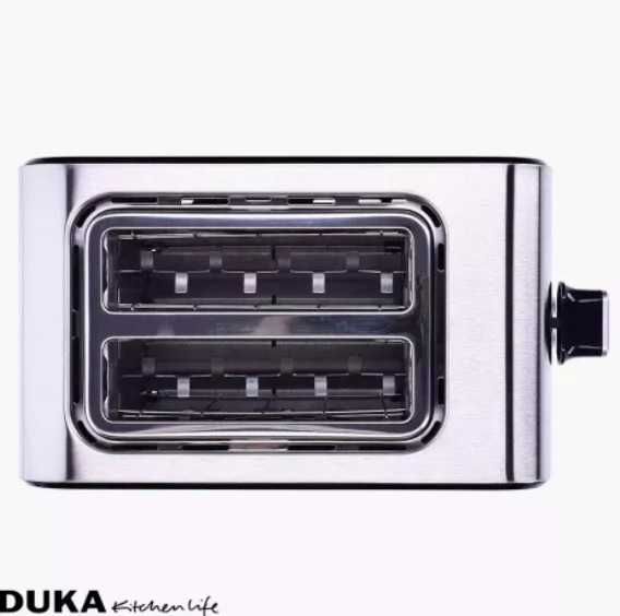 DUKA BOSSE Toster opiekacz do kanapek dwukomorowy czarny + PREZENT