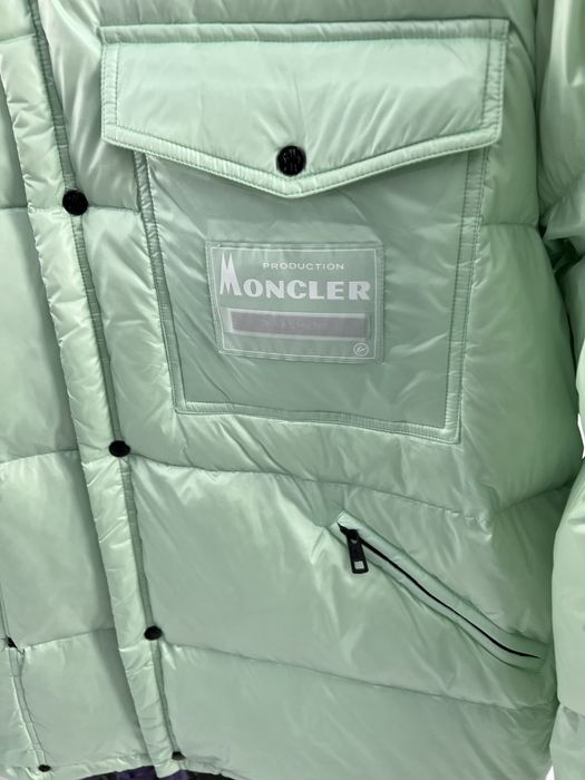 Пуховик 7 MONCLER Fragment Hiroshi Fujiwara Anthemy Green