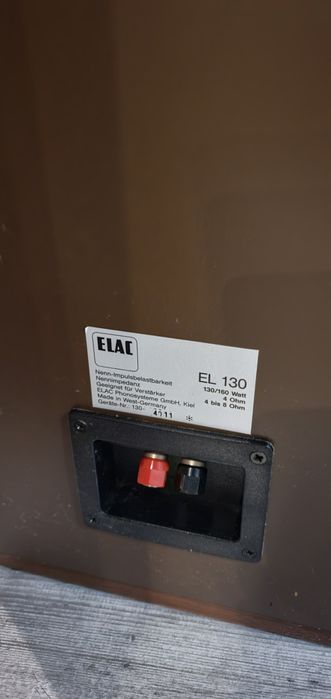 Kolumny podlogowe Elac EL 130, 89rok, odrestaurowane.