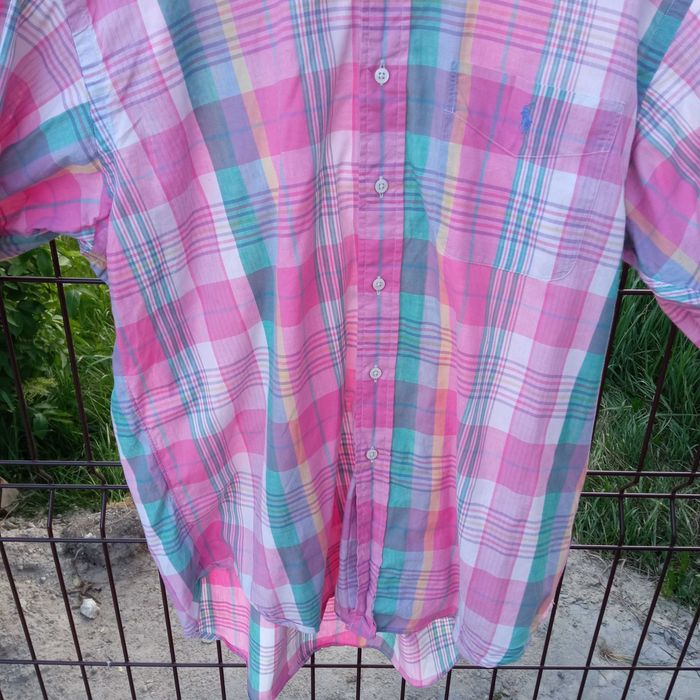 Ralph Lauren Męska Koszula W Kratkę Rozmiar L