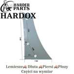Pierś Krone HARDOX 959407/P części do pługa 2X lepsze niż Borowe