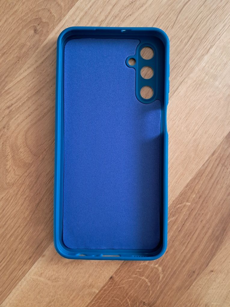 Etui Silicon case Samsung M34 5G niebiesko/granatowy nowy