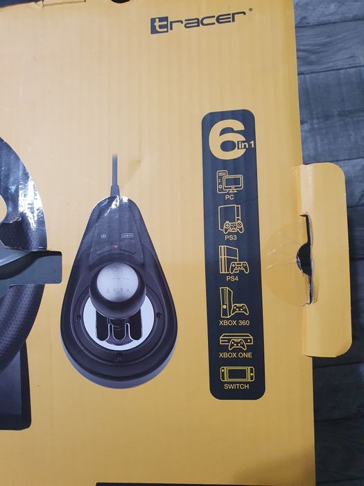 Kierownica do gier TRACER 6w1