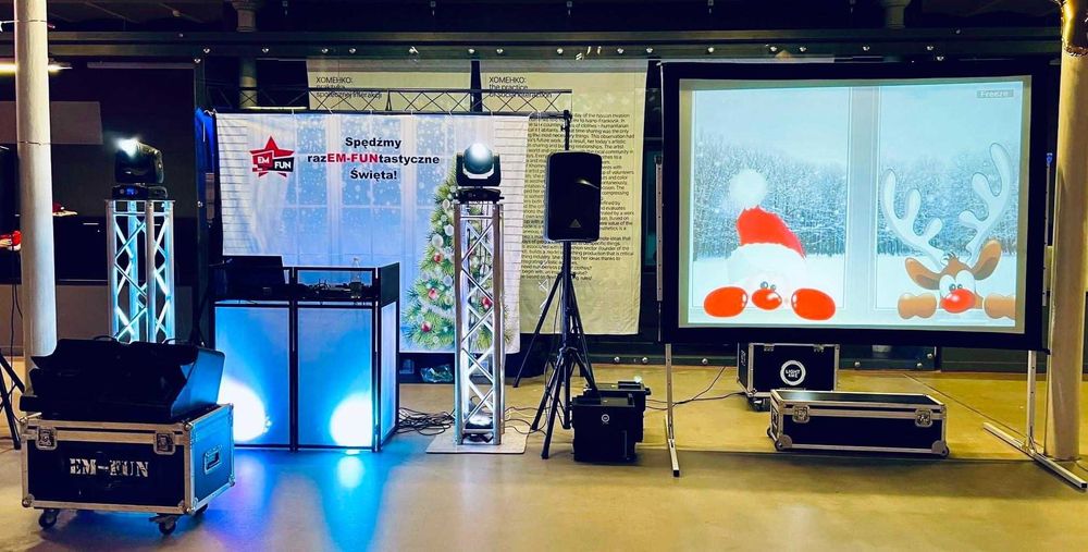 Św. Mikołaj , Bal / Impreza z Mikołajem / Reniferem i Śnieżynką .