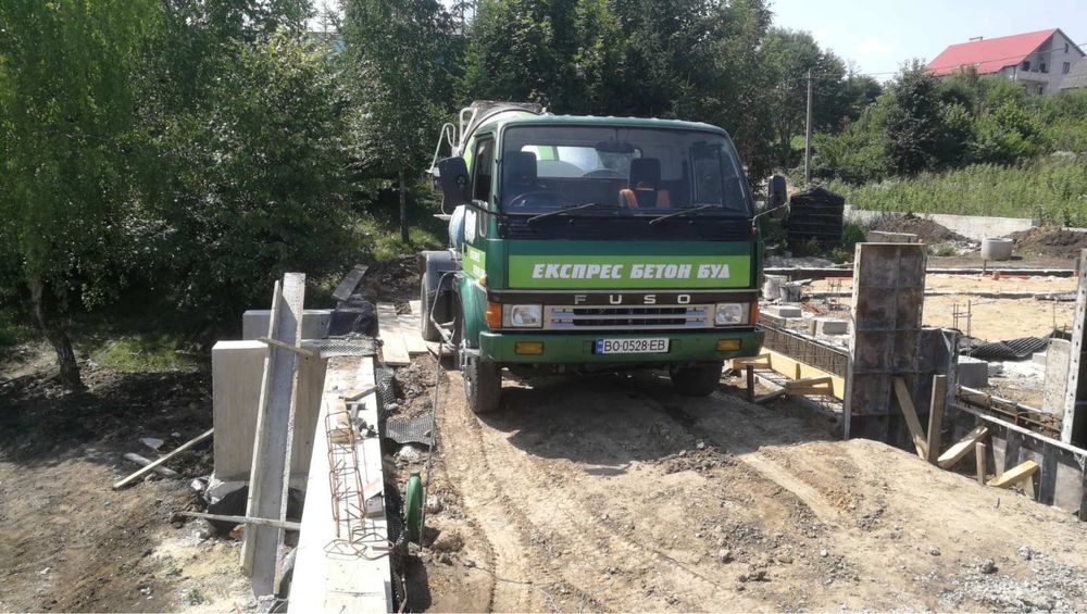 Доставка бетону міні міксером Тернопіль, виготовлення товарного бетону
