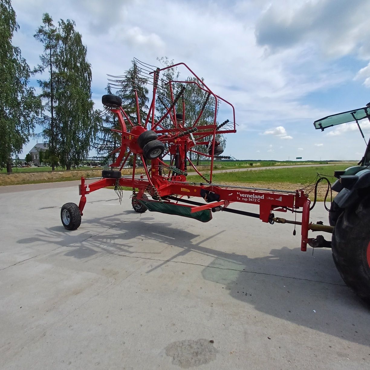 Zgrabiarka zamiana  kverneland 9472c umowa kupna 2016r krone pottinger