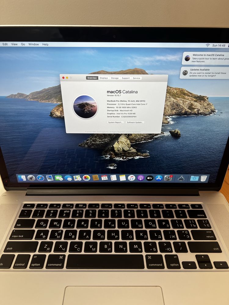 MacBook Pro A1398 Mid 2015