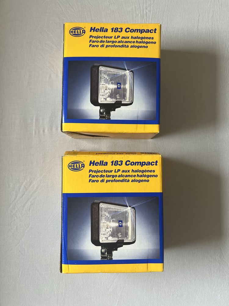 Nowe halogeny Hella 183 rarytas retro