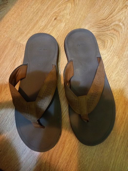 Japonki męskie skórzane next stan jak nowe