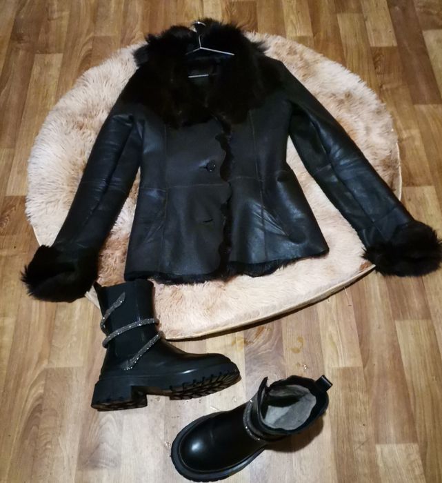 Женская дубленка