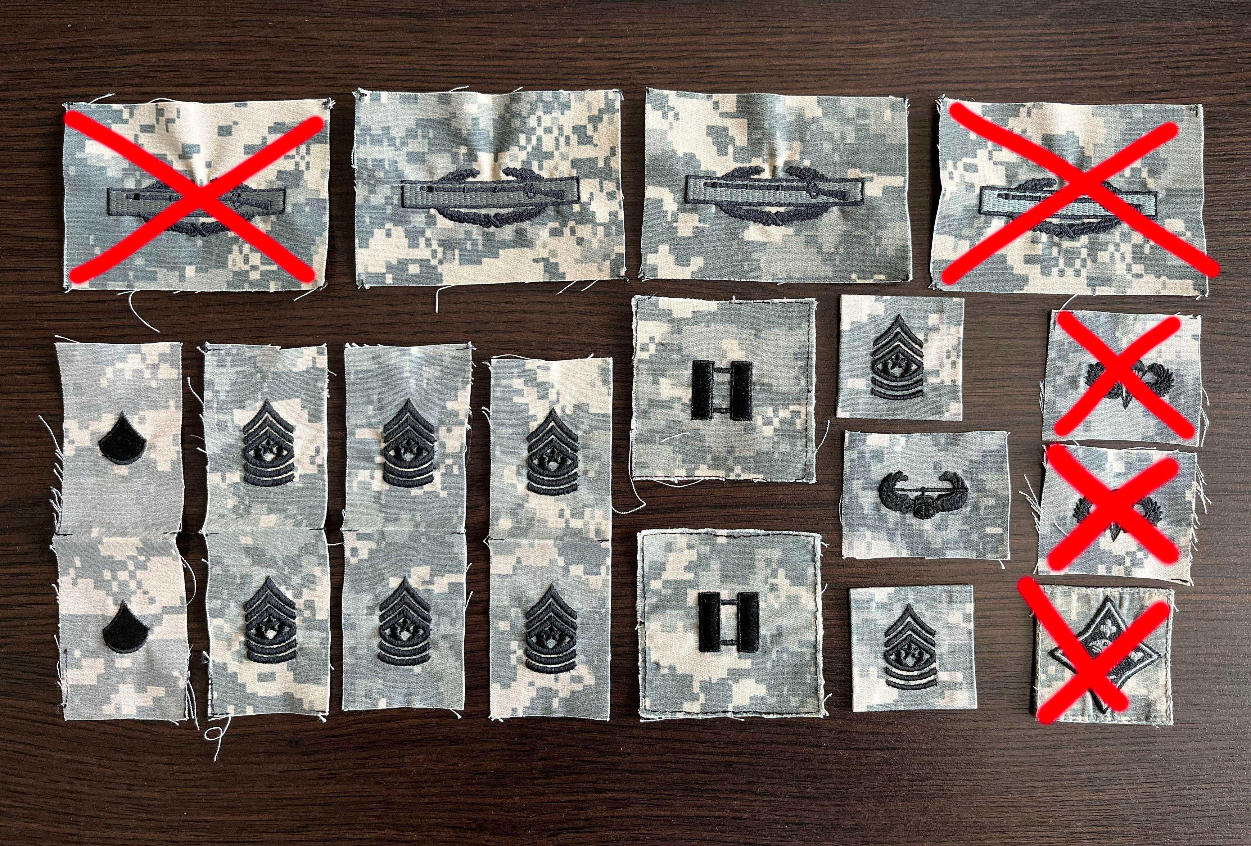 Naszywka USA - US Army, USN, USAF (military, patch) - Badges
