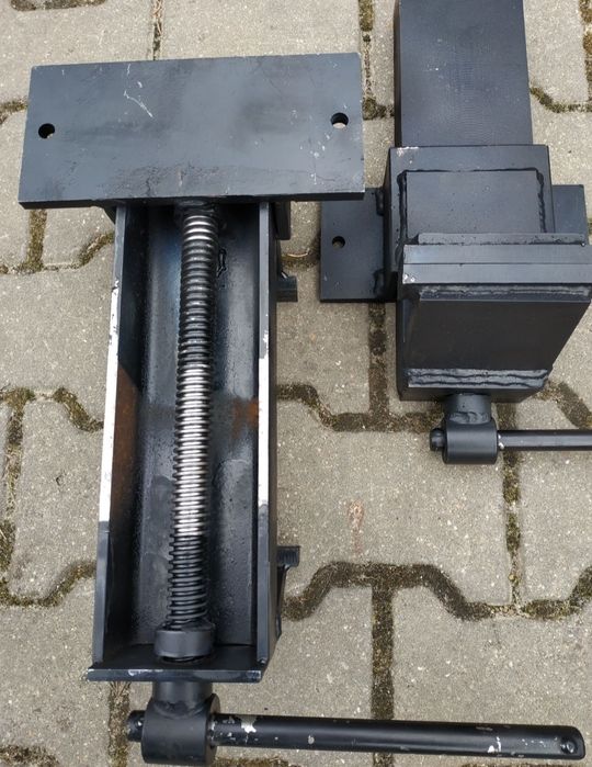 Imadło stalowe duże 150mm nowe z płyt spawane