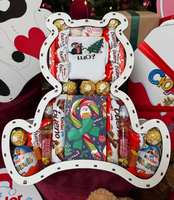 Новорічний подарунковий набір, Подарунок на Миколая, Подарочный бокс