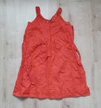 Czerwona sukienka na lato M&S 110/116