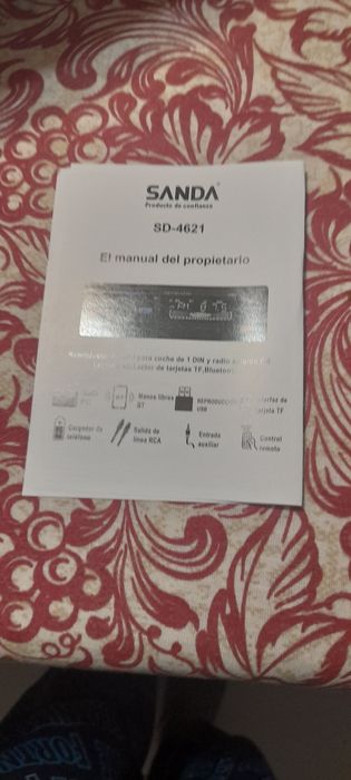 Rádio USB BLUETOOTH com comando à distância