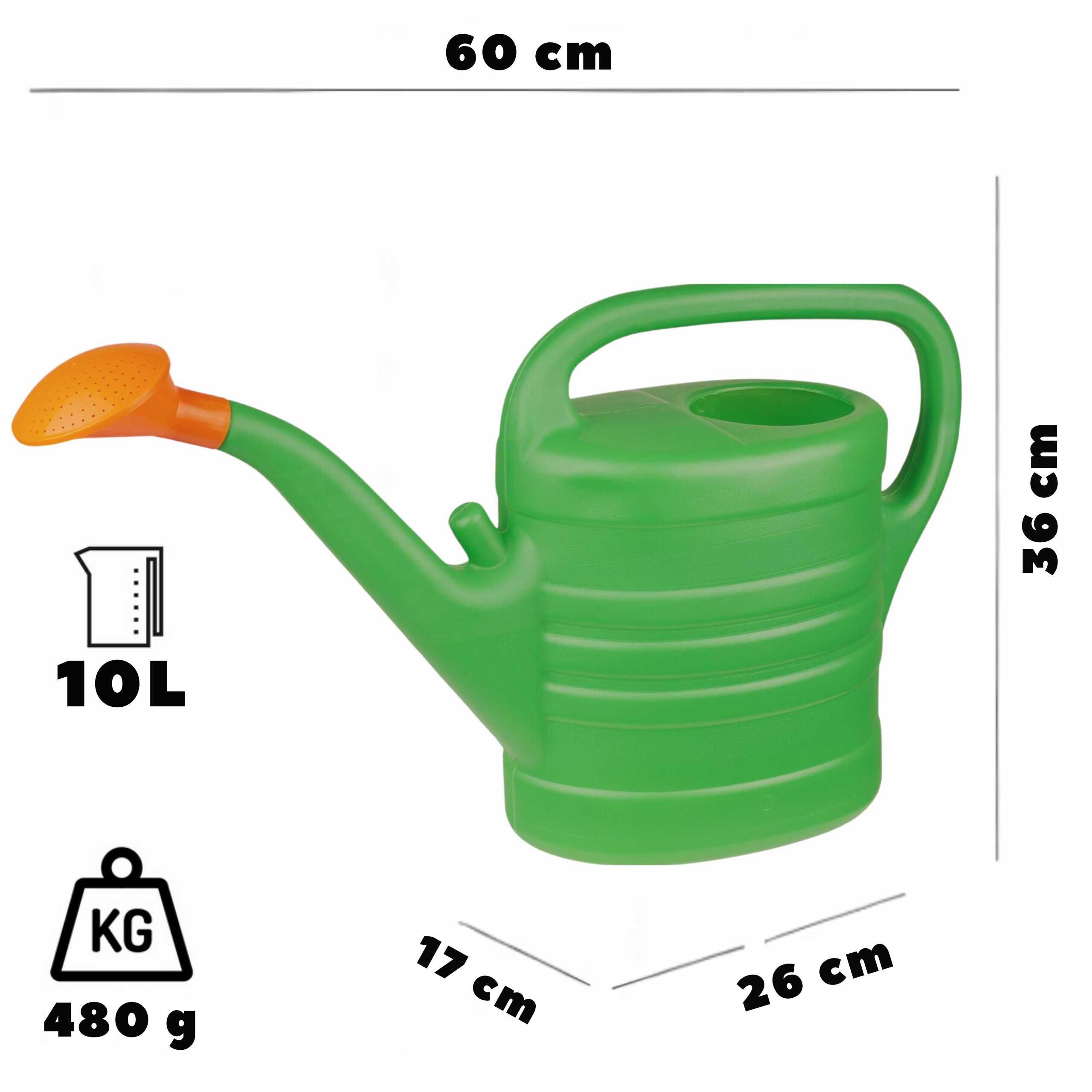 KONEWKA 10L Ogrodowa Lekka Polewaczka Do Podlewania Zraszania Kwiatów