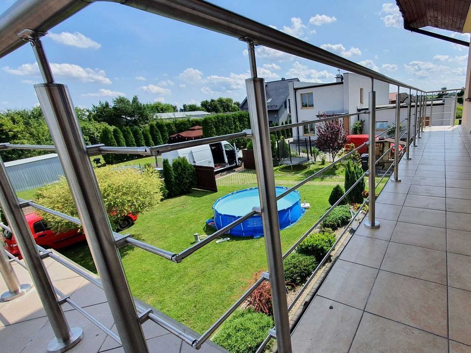 Balustrady nierdzewne, balustrada balkonowa INOX, szklana, PRODUCENT