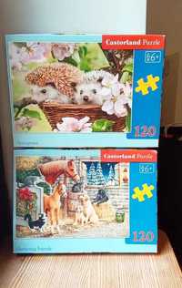 2 Puzzle Castorland 120 | Springtime ~ Gathering Friends