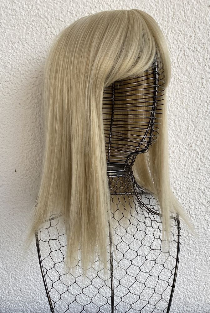 Włosy doczepiane, naturalny blond, topper, tupet ( 478 )