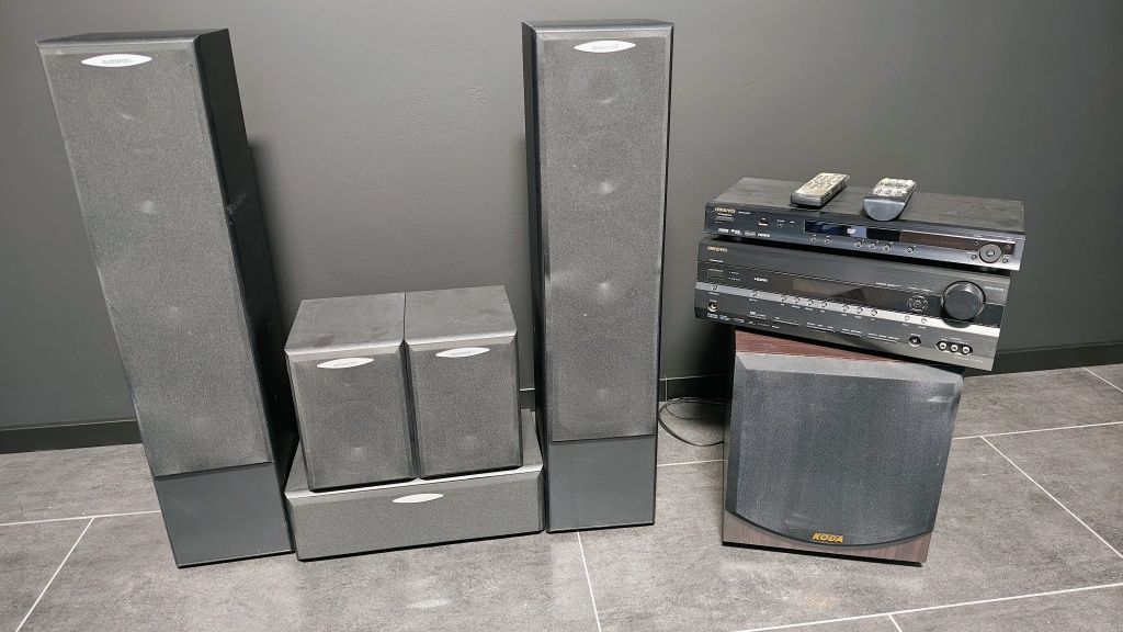 Kino domowe Onkyo, quadral, koda