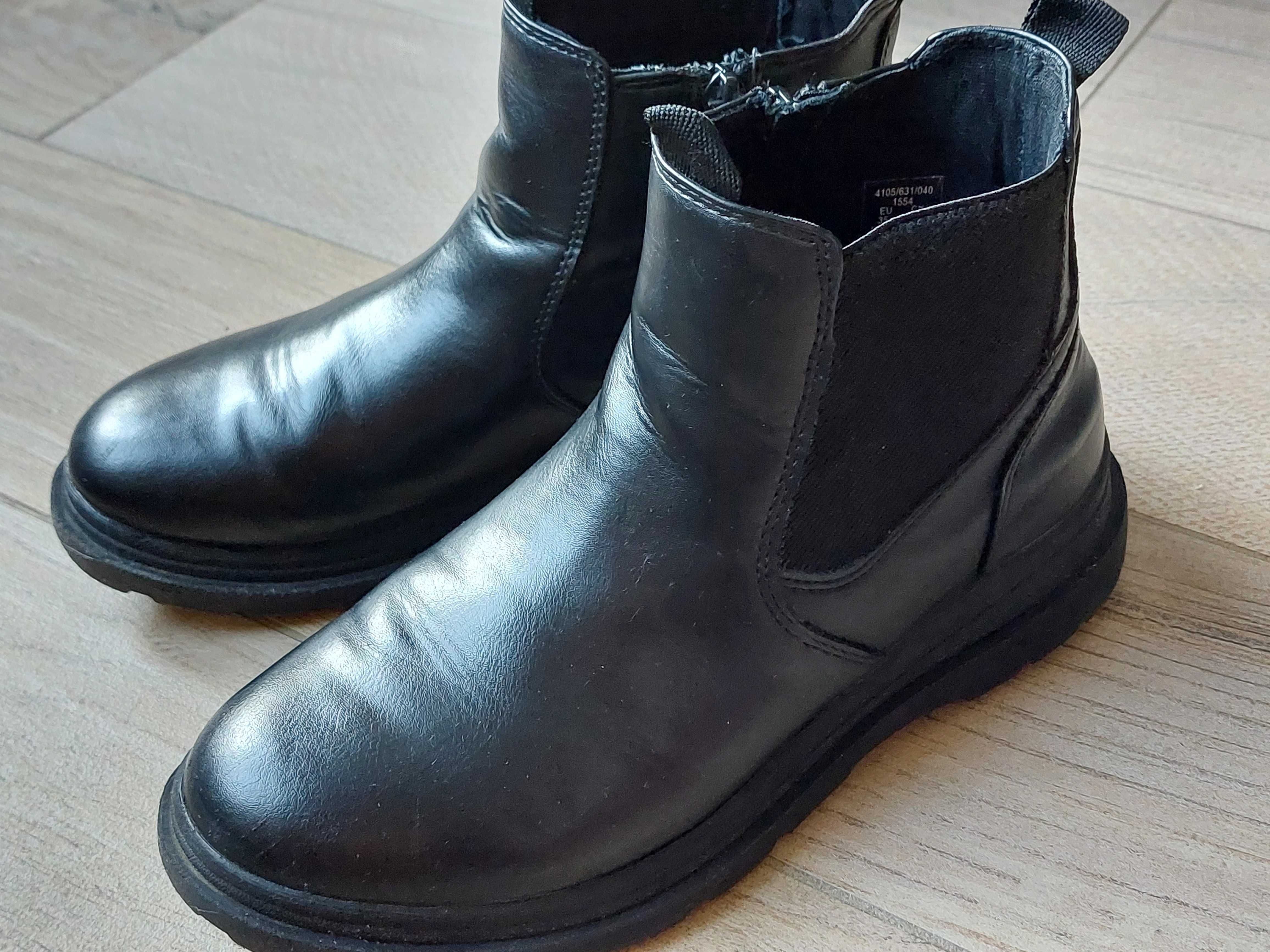 ZARA buty botki r. 35 na jesień czarne