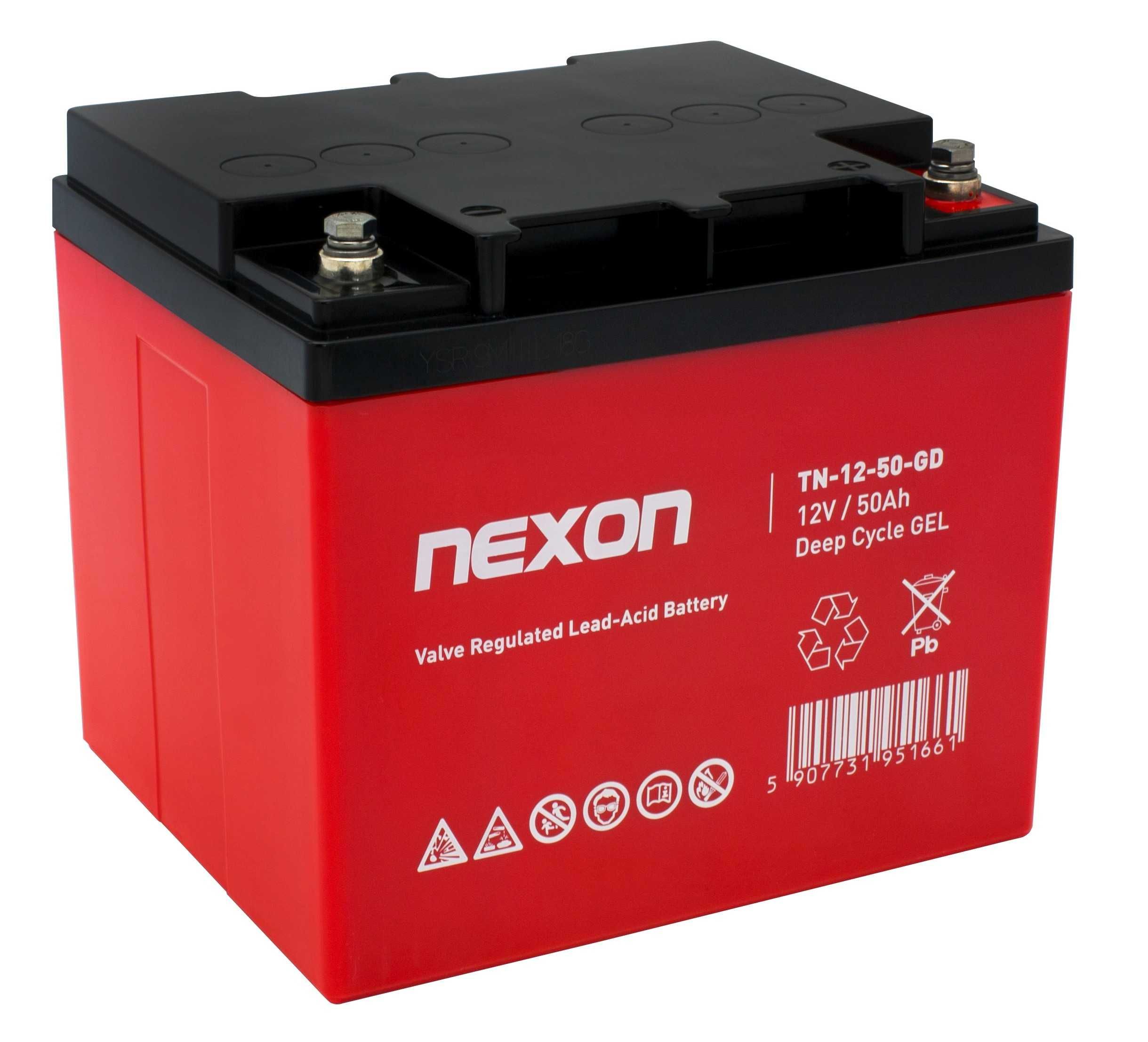 Akumulator ŻELOWY GEL NEXON 12 V 50 Ah