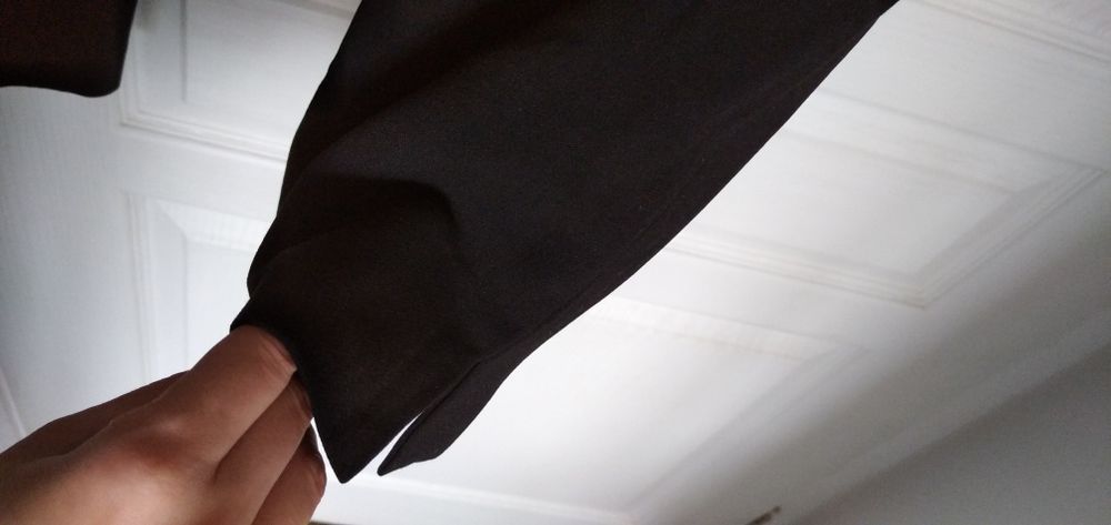 Nowe długie spodnie plus size (około 46 48 50 ) czarne pięknie uszyte!