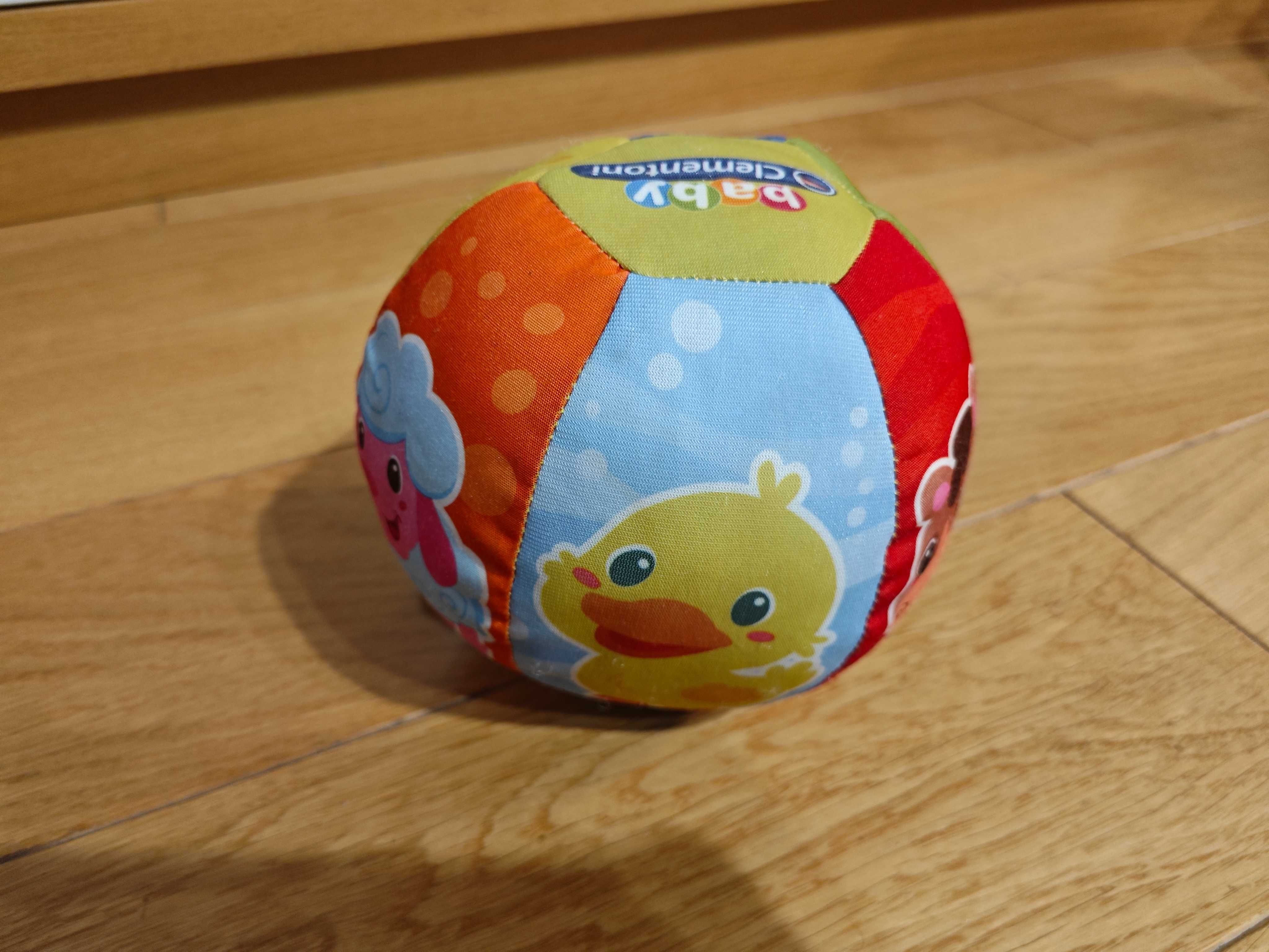 Zabawki Clementoni Fisher Price muzyczna piłka zwierzątka ruchome oczy