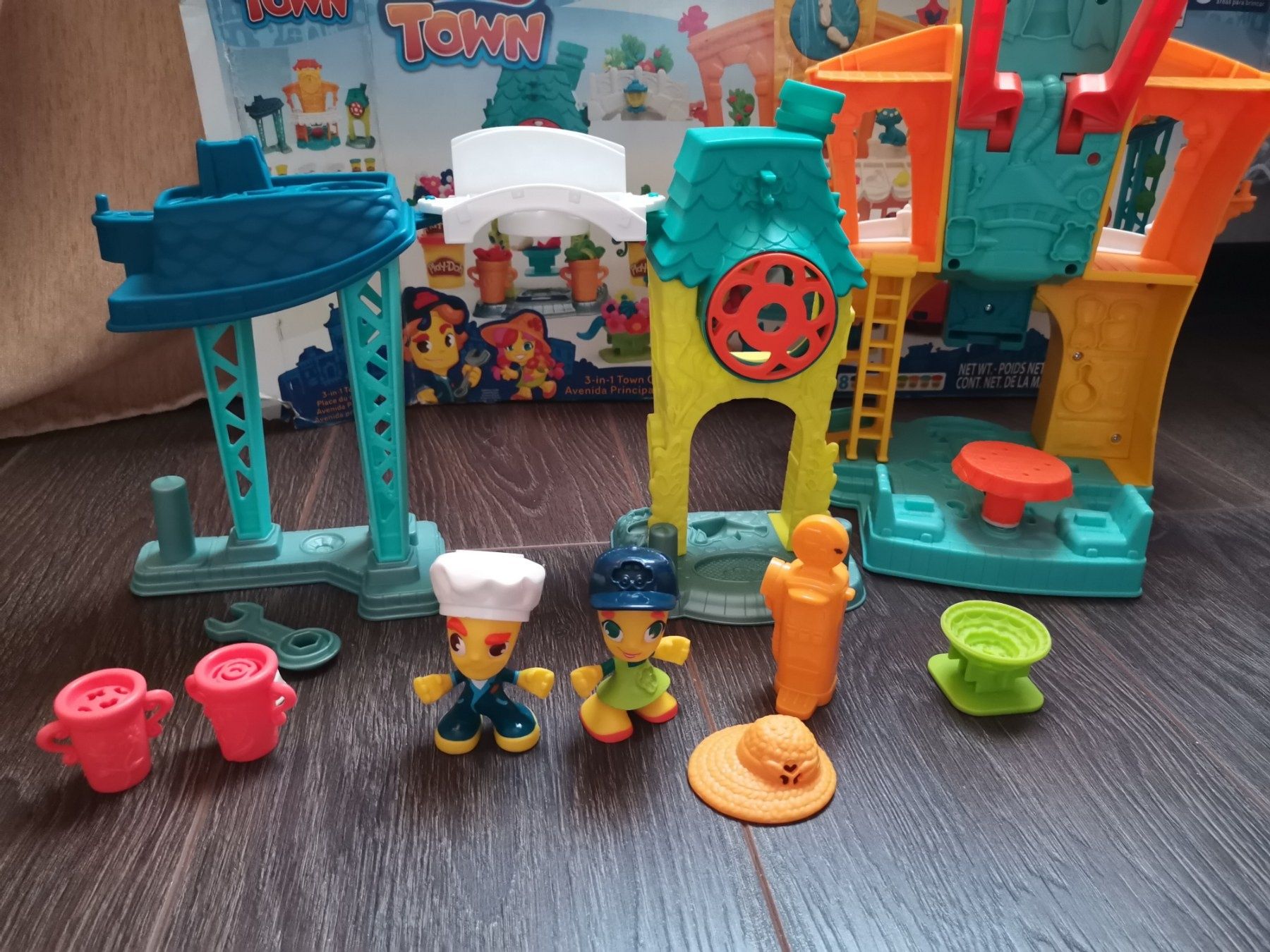 Play doh town.Плей до.Игровой набор с пластилином.