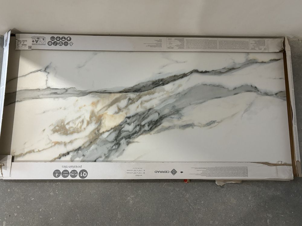 Cerrad Calacatta gold plytki gresowe 120x60 2m^2