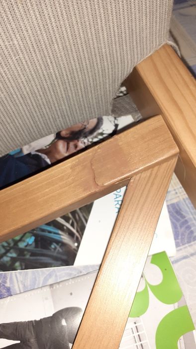 2 cadeiras madeira massiça pinho Ingolf ikea