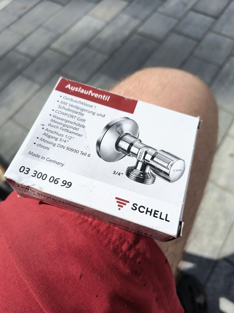 2 x Zawór kątowy Schell 3/4''