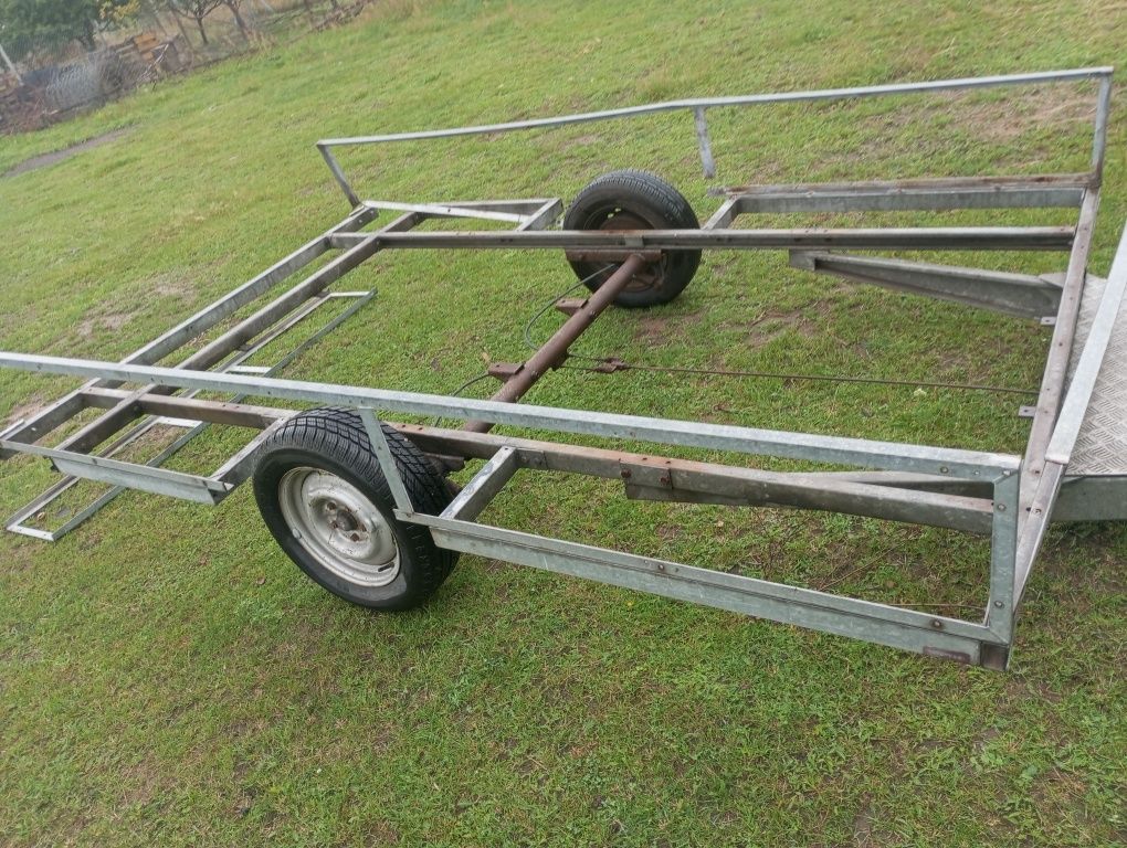 Przyczepa hamowana 1000kg przyczepka nowy hamulec najazdowy 2m x 3m
